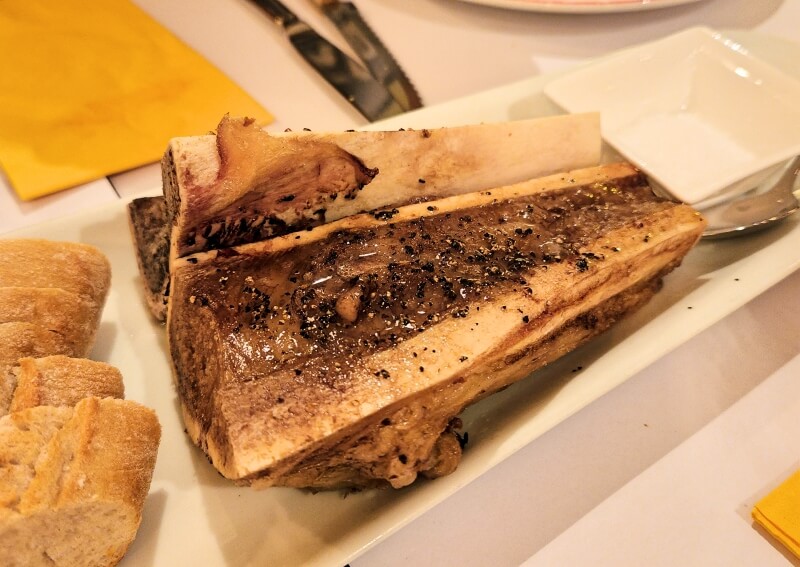 L’Entrecote Oven Baked Beef Marrow