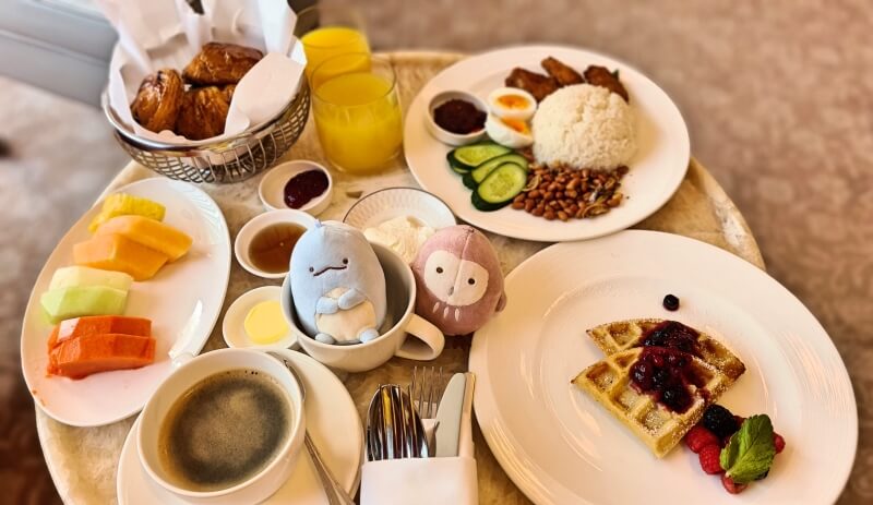St. Regis Singapore Hotel Room Breakfast
